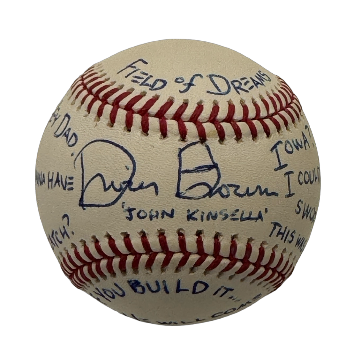 Dwier Brown Autographed OMLB "Field Of Dreams" Beckett