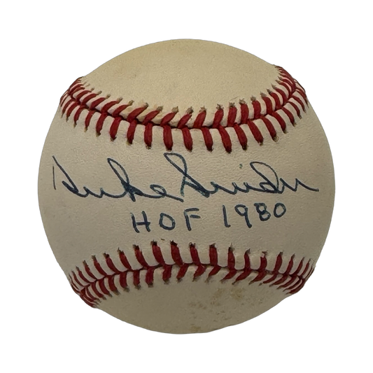 Duke Snider Autographed Brooklyn Dodgers OMLB HOF 1980 Beckett