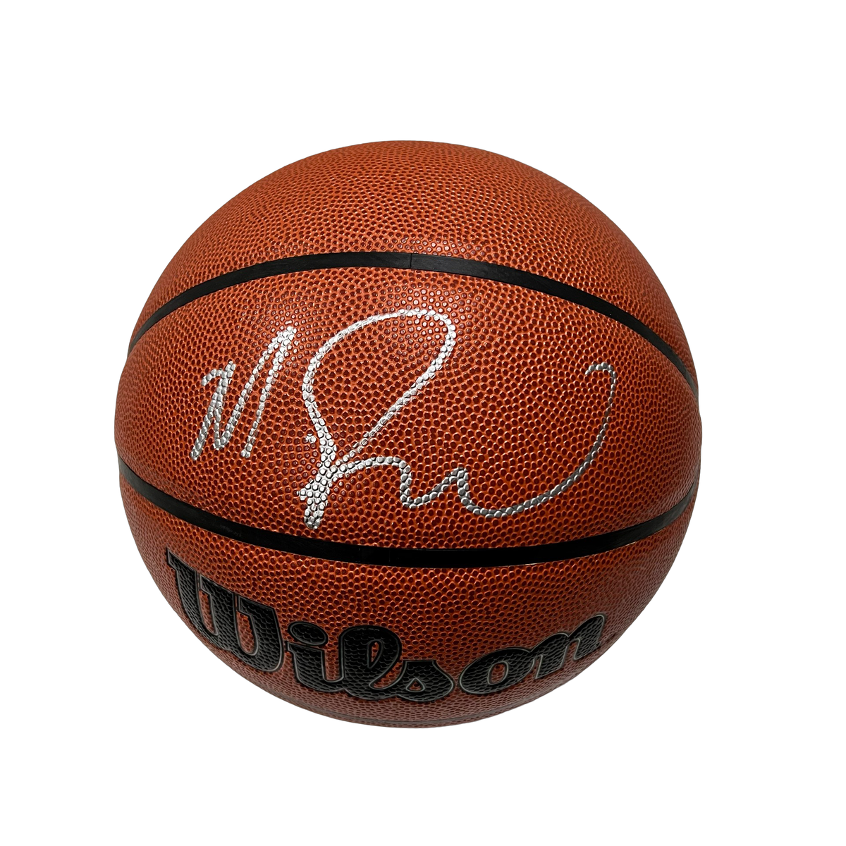 Mitch Richmond Autographed Wilson Basketball JSA