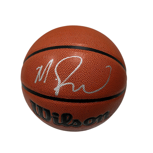 Mitch Richmond Autographed Wilson Basketball JSA
