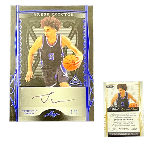 Tyrese Proctor 2023 Leaf Trinity BA-TP2 1/1