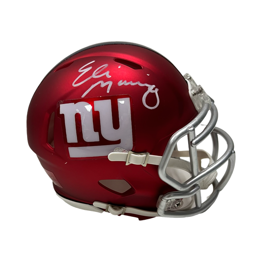 Eli Manning Autographed New York Giants Speed Mini Helmet Steiner