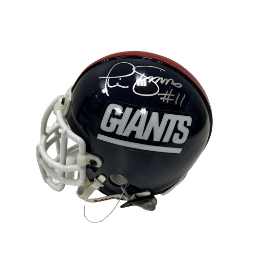 Phil Simms Autographed New York Giants Old School Mini Helmet Beckett