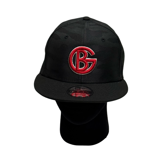 BG Be Great SnapBack Hat - Black Camo/Black Brim