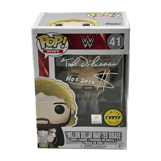 Ted Dibiase Autographed Funko Pop #41 HOF 2010 Inscription JSA