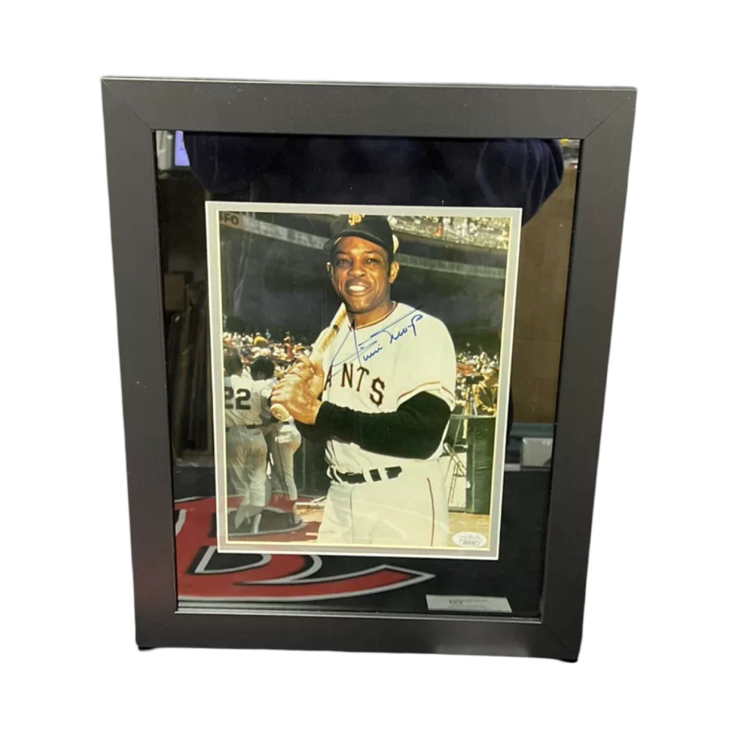 Willie Mays Autographed Framed 8x10 San Francisco Giants JSA