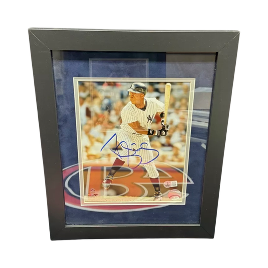 Darryl Strawberry Autographed New York Yankees Framed 8x10 Beckett