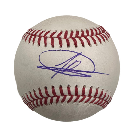 Jasson Dominguez Autographed New York Yankees OMLB JSA