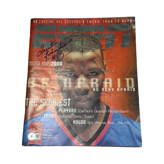 QUENTIN RICHARDSON ESPN MAG BECKETT