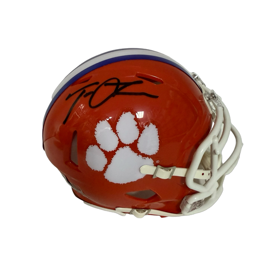 Trevor Lawrence Autographed Clemson Mini Helmet Fanatics