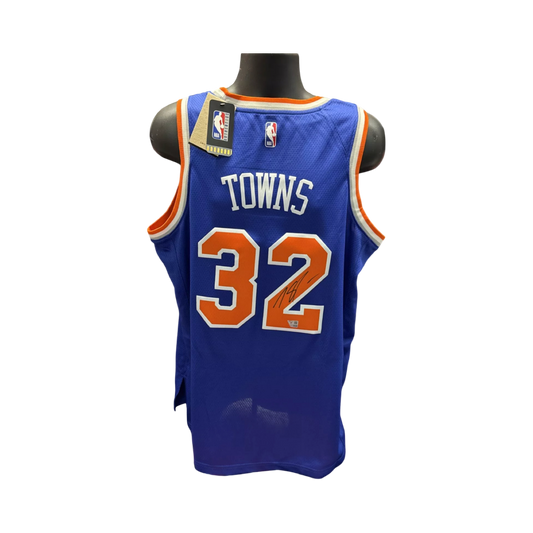 Karl-Anthony Towns Autographed Nike New York Knicks Jersey Fanatics