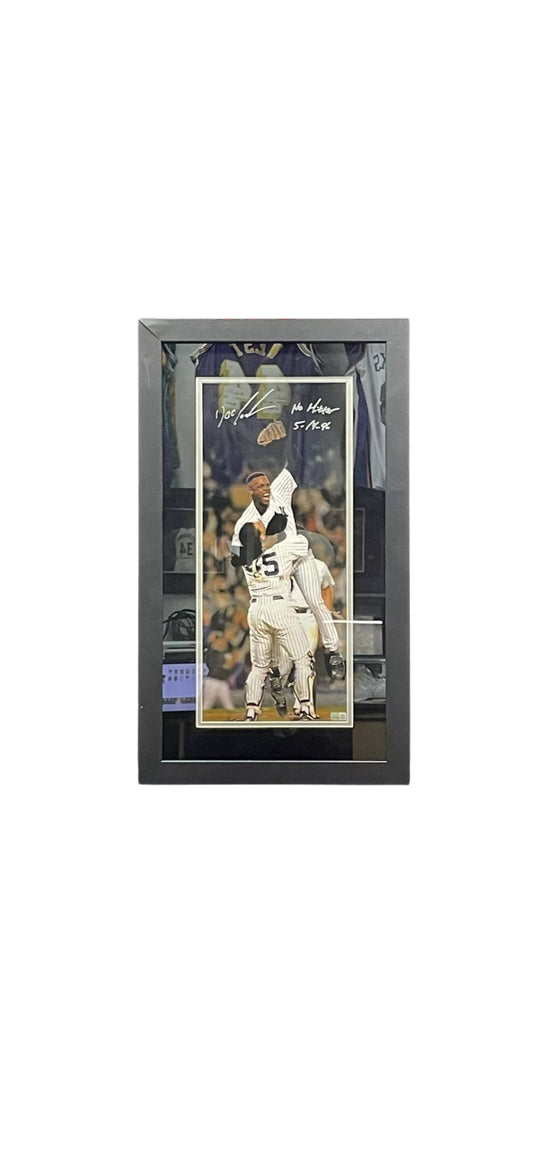 Doc Gooden Autographed 12x22 New York Yankees Ins. Steiner