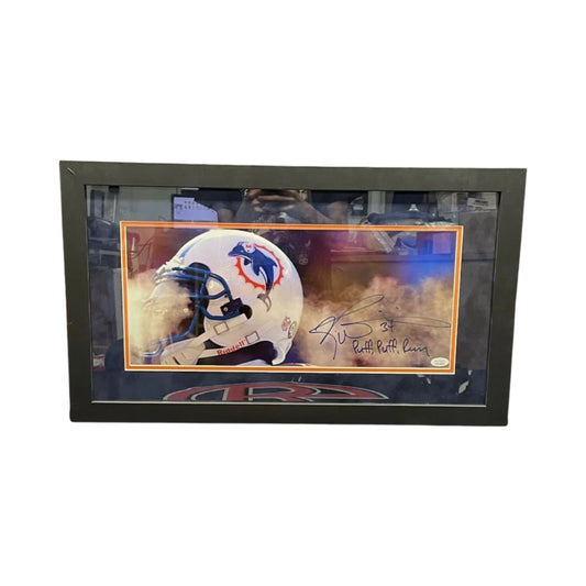 Ricky Williams Autographed Miami Dolphins Framed JSA
