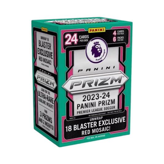 2023-24 Panini Prizm Premier Leaggue Soccer Blue Mosaic - Blaster