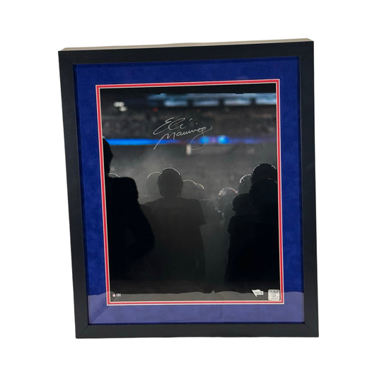 Eli Manning Autographed New York Giants Tunnel Framed 16x20 Fanatics