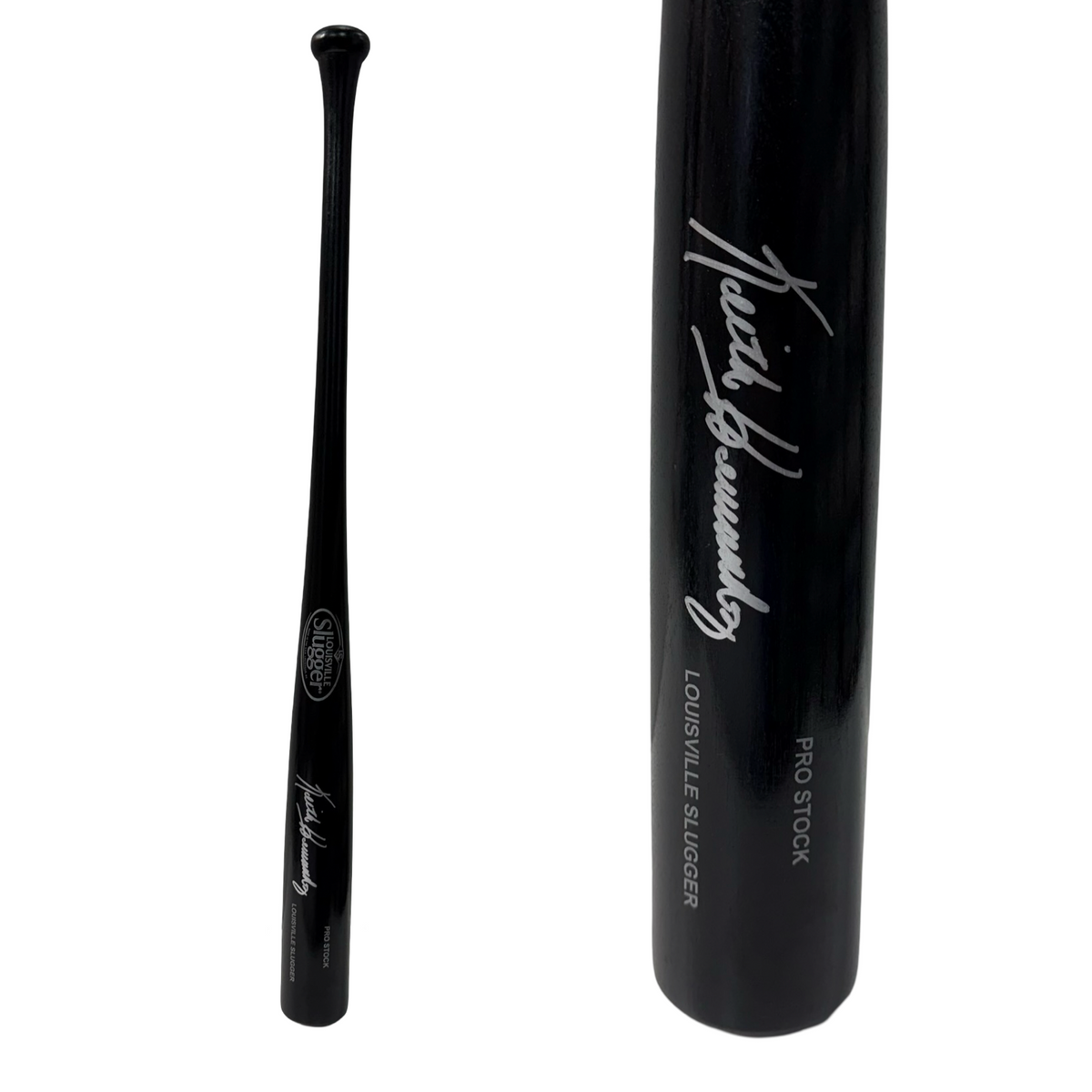Keith Hernandez Autographed New York Mets Louisville Slugger Black Bat Beckett