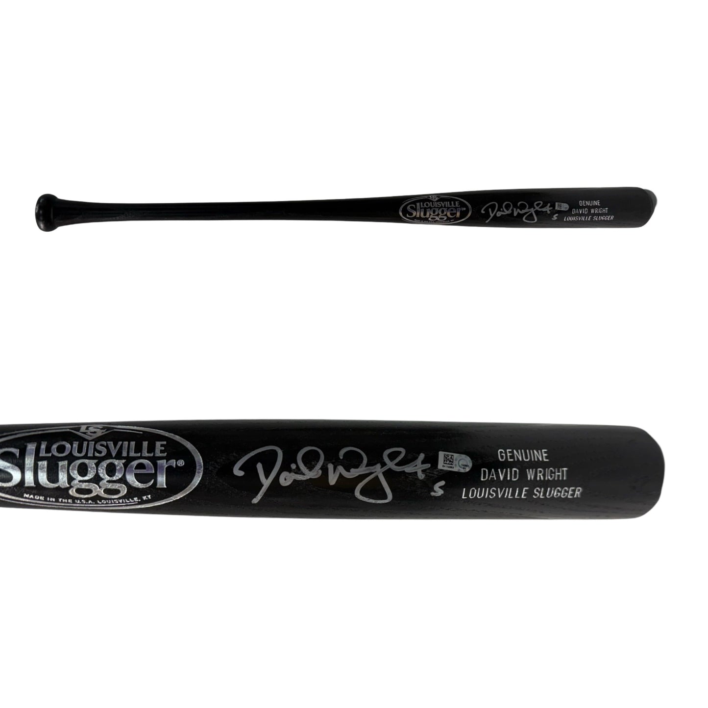 David Wright Autographed Louisville Slugger Black Bat