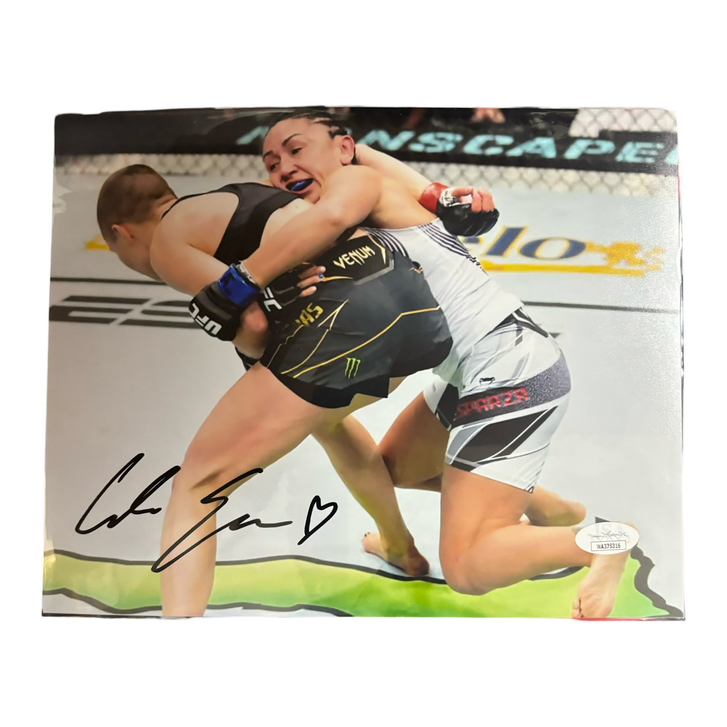 Carla Esparza Autographed UFC 8x10 JSA