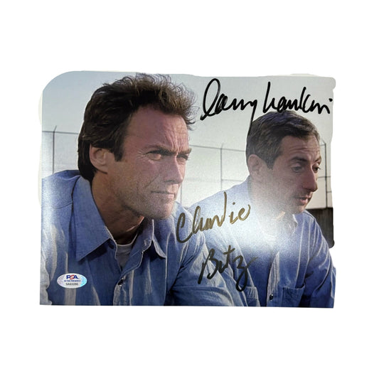 Larry Hankin Autographed Escape From Alcatraz 8x10 Charlie Butz Inscription PSA