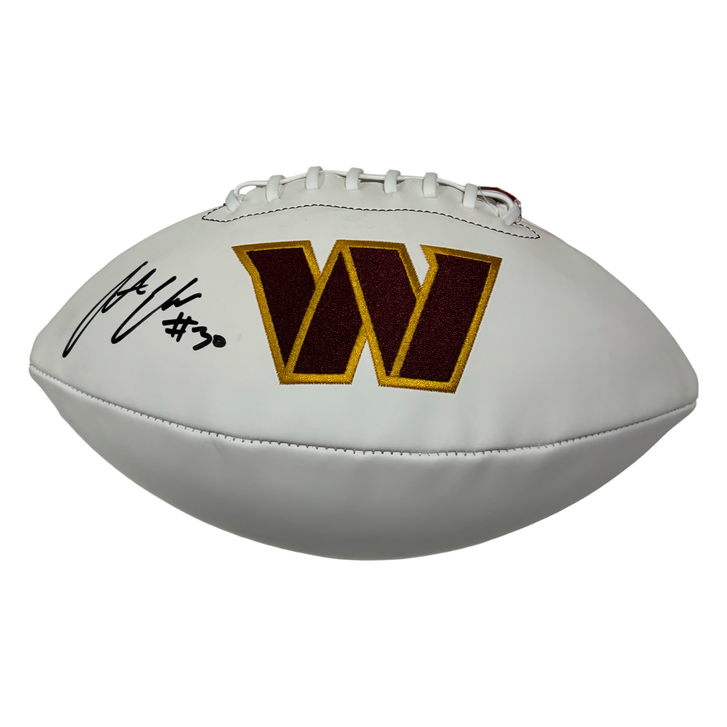 Austin Ekeler Autographed Washington Commanders Football Signed Beckett