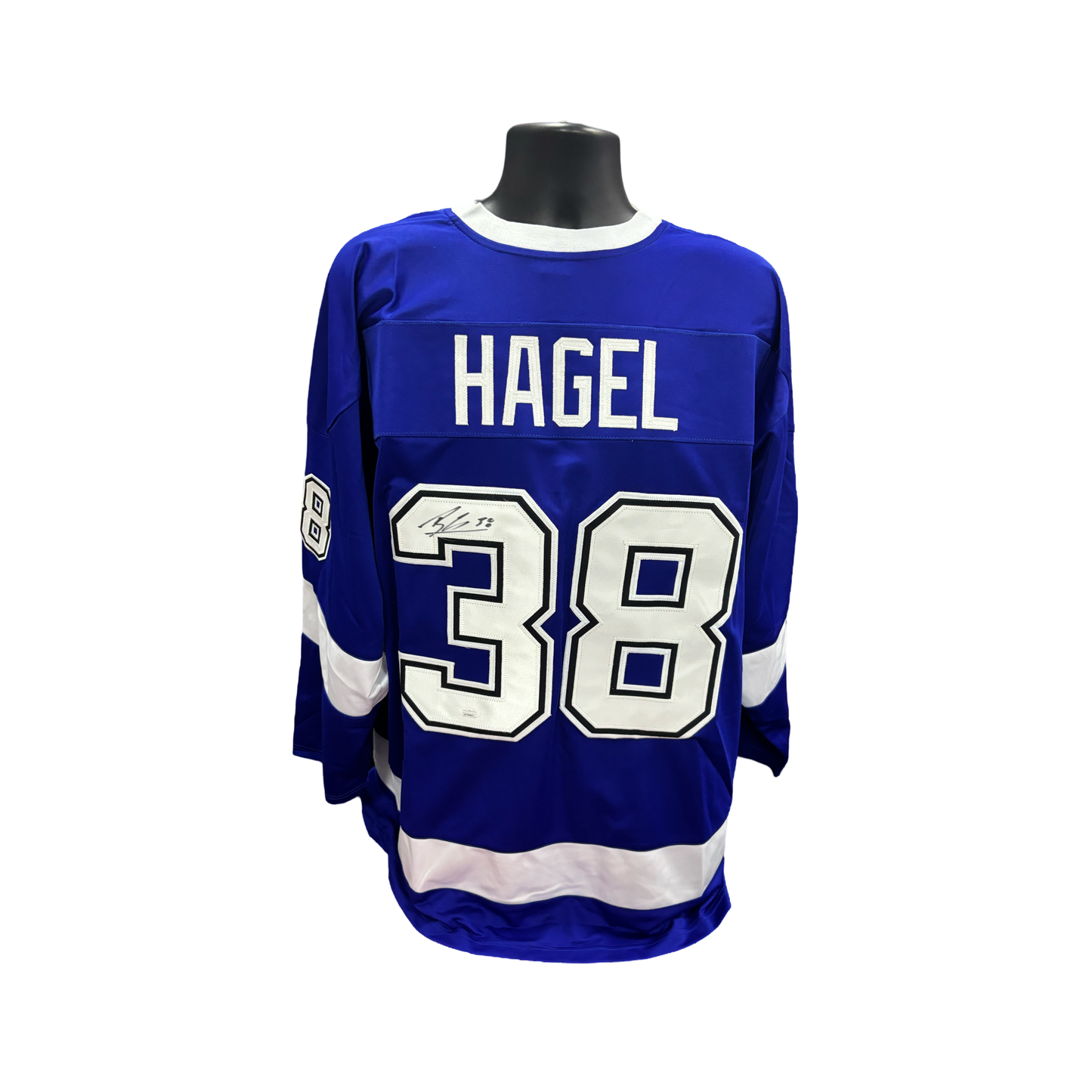 Brandon Hagel Autographed Tampa Bay Lightning NHL Jersey JSA