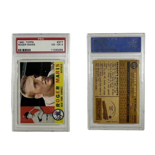 1960 Roger Maris Topps #377 PSA 4 VG-EX