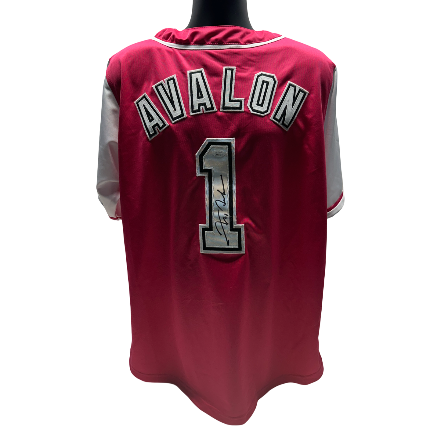 Frankie Avalon Autographed Grease Beauty School Dropout Pink Jersey JSA