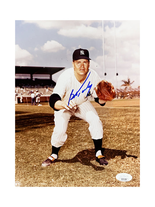 Bob Turley Autographed New York Yankees 8x10 JSA
