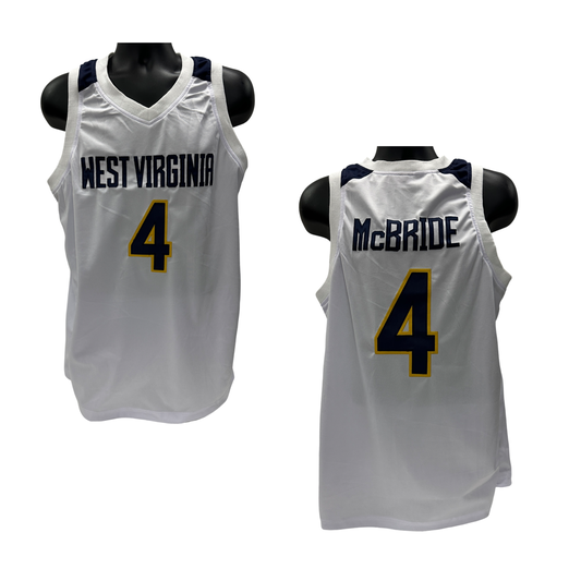 Miles McBride Unsigned West Virginia White Jersey