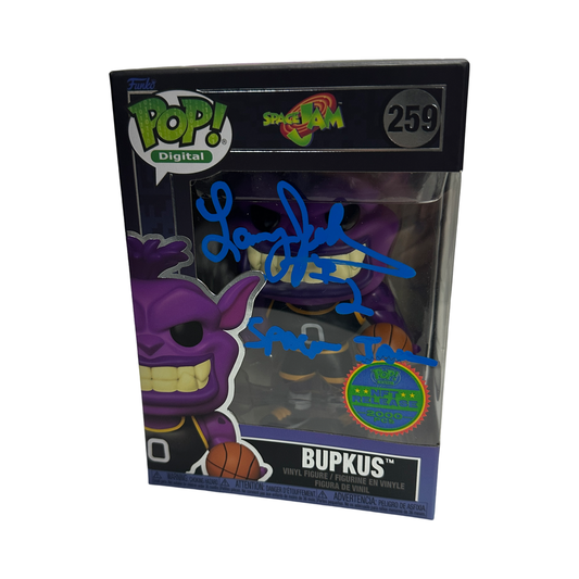 Larry Johnson Autographed Space Jam Bupkus Inscribed "Space Jam" Funko Pop Beckett