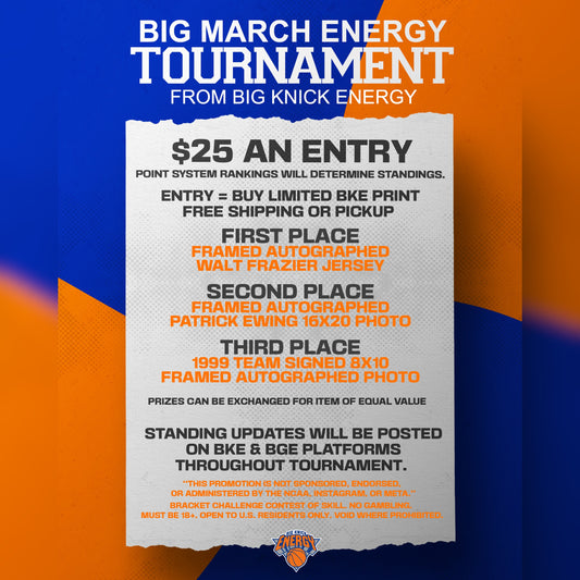Big Knick Energy Be Great March Bracket Tournament