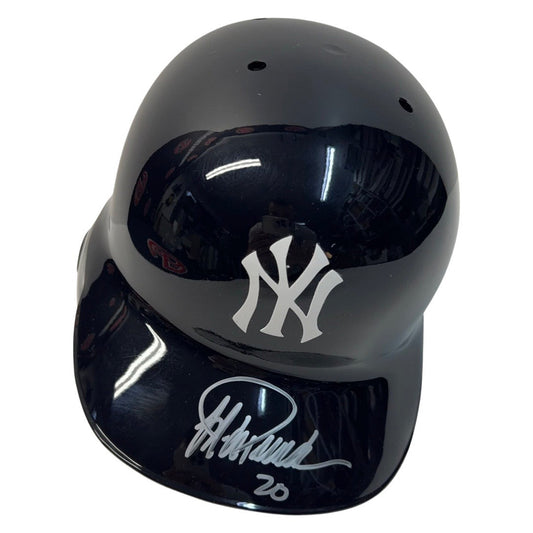 Jorge Posada Autographed New York Yankees Batting Helmet #20 JSA