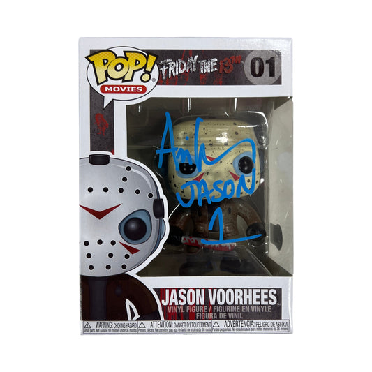 Ari Lehman Autographed Jason Voorhees Friday the 13th Funko Pop #01 "Friday The 13th!" Inscription Red Ink Beckett