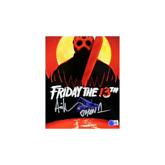 Ari Lehman Autographed Friday The 13th Red Sky 8x10 Beckett