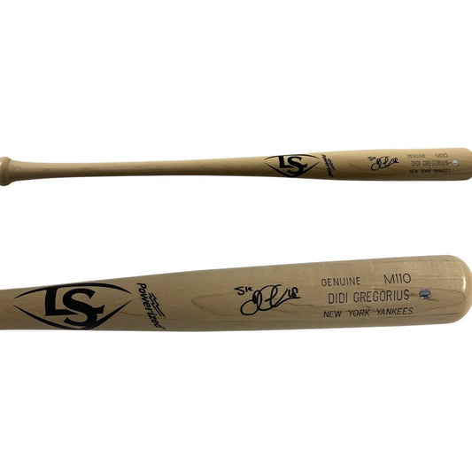 Didi Gregorius Autographed Louisville Slugger Game Model Bat Steiner