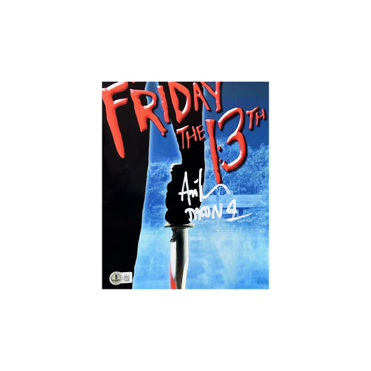 Ari Lehman Autographed Friday The 13th Classic Movie Poster 8x10 Beckett