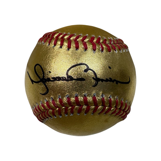 Mariano Rivera Autographed New York Yankees Gold OMLB PSA