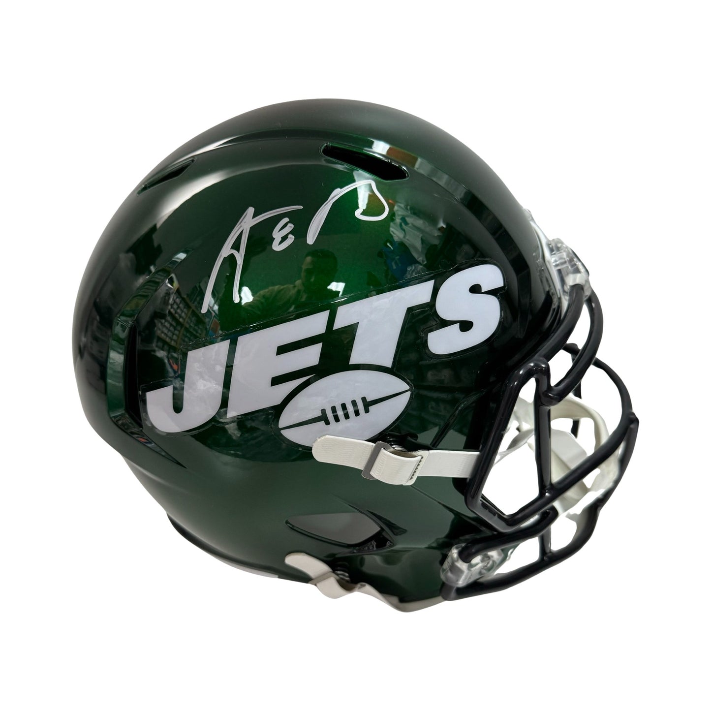 Aaron Rodgers Autographed New York Jets Speed Replica Helmet Fanatics