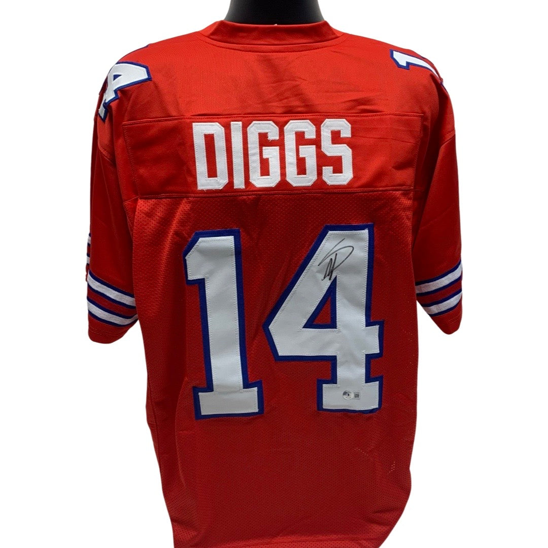 Stefon Diggs Autographed Buffalo Bills Red Jersey Beckett
