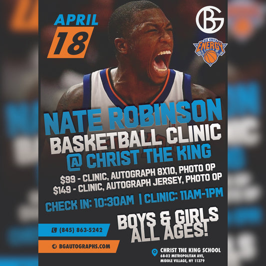 Nate Robinson Youth Basketball Clinic Autograph Signing and Meet & Greet at Christ the King