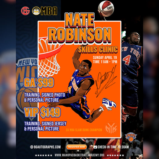 Nate Robinson Youth Basketball Clinic Autograph Signing and Meet & Greet at Mahopac Basketball Academy