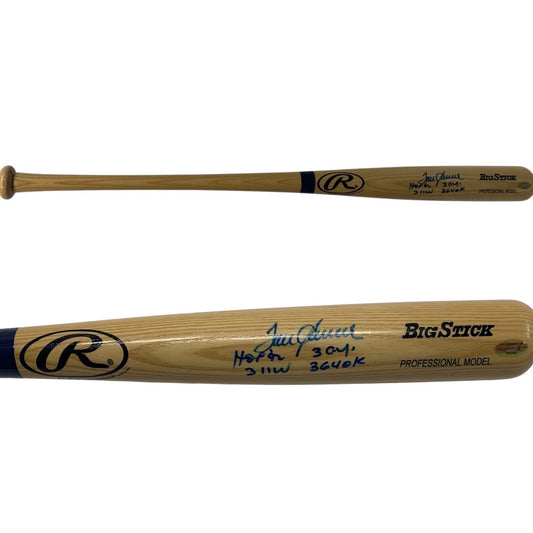 Tom Seaver Autographed Rawlings Big Stick Bat “3 Cy, 311 W, 3,640 K” Inscriptions Reggie Jackson COA