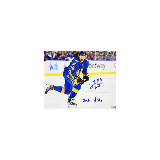 Vincent Trocheck Autographed New York Rangers 2024 NHL All Star Game 8x10 Steiner CX