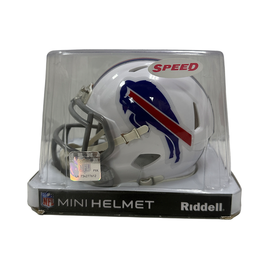 Riddell NFL Buffalo Bills White Speed Mini Helmet Unsigned