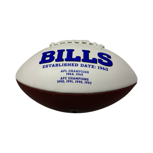 Wilson NFL Signature White Panel Champions Football