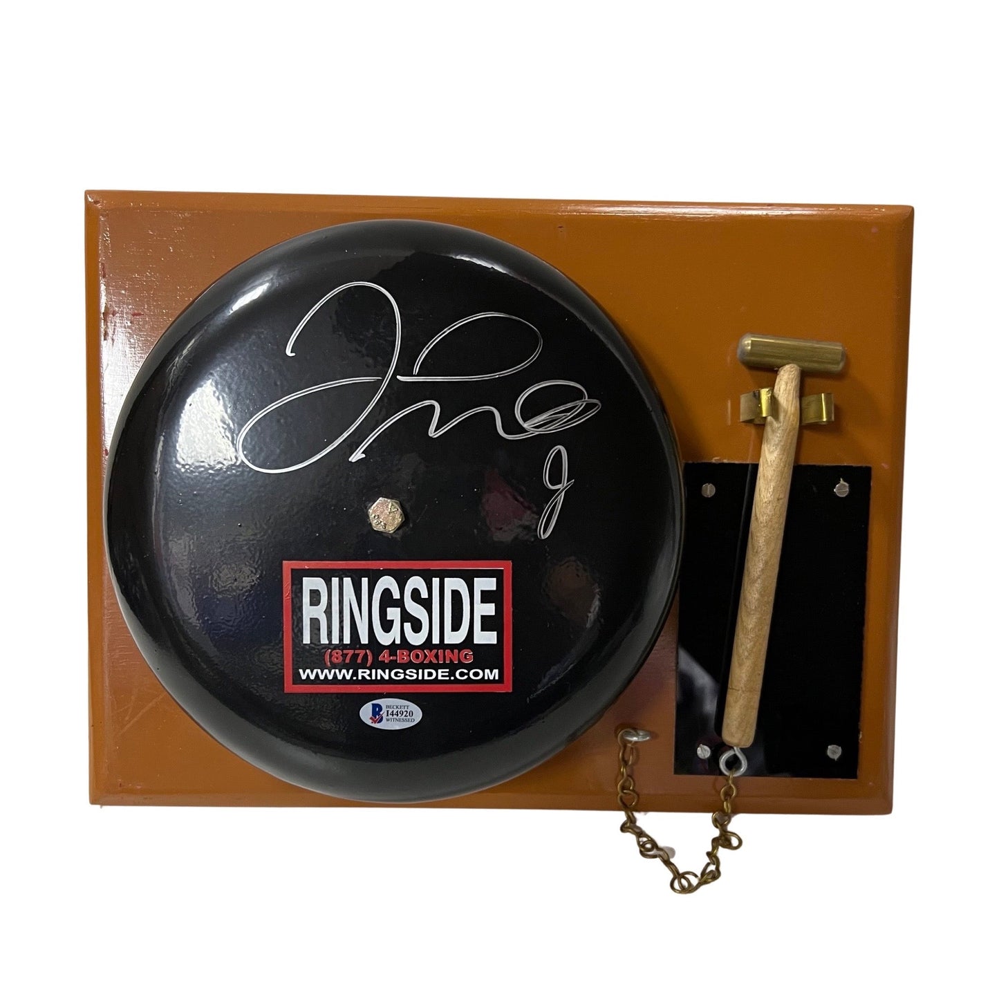 Floyd Mayweather Jr Autographed Ringside Boxing Ring Bell Beckett