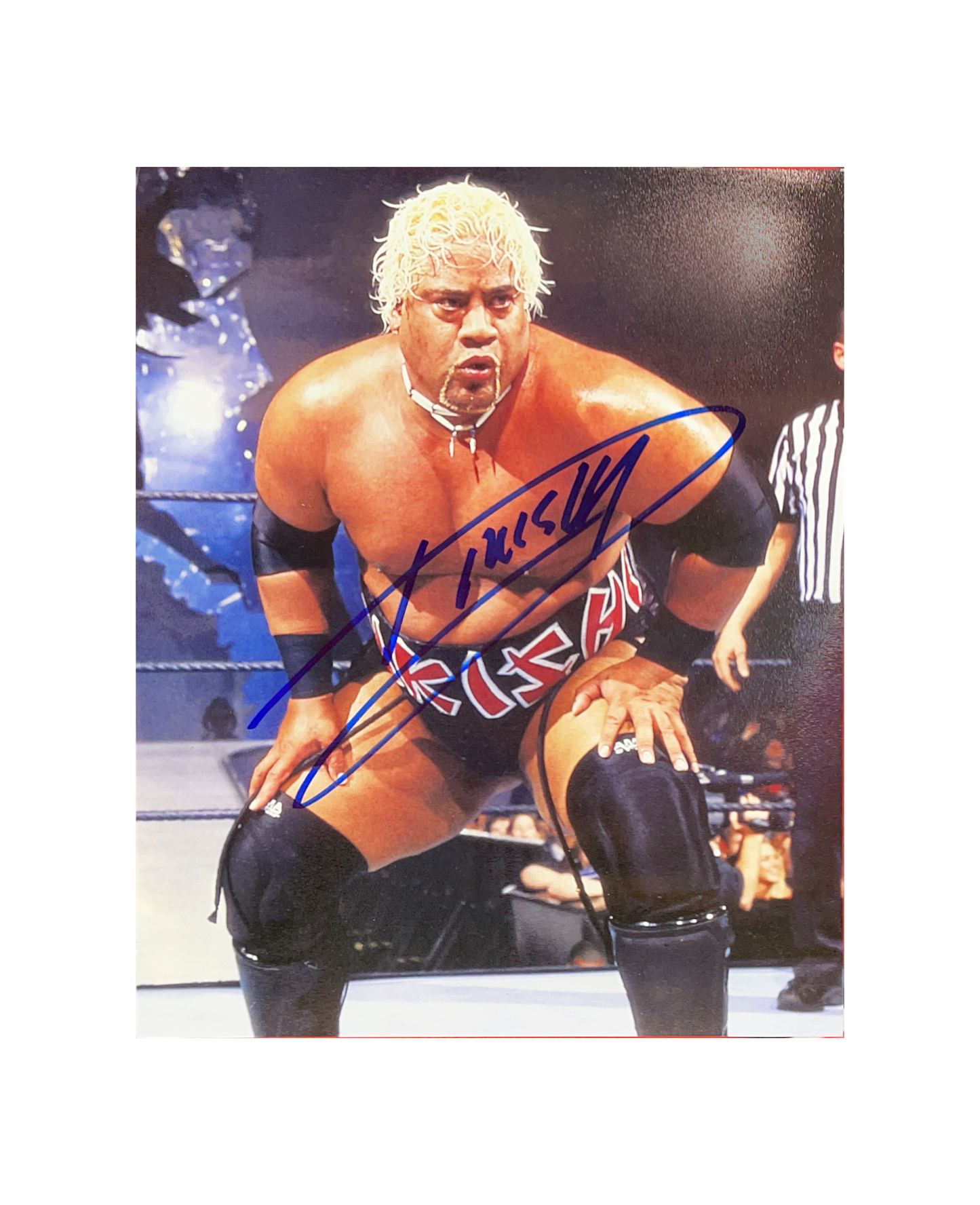 Rikishi Autographed WWE 8x10 JSA