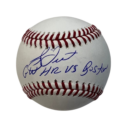 Bucky Dent Autographed New York Yankees OMLB GW HR vs Boston Inscription Steiner CX