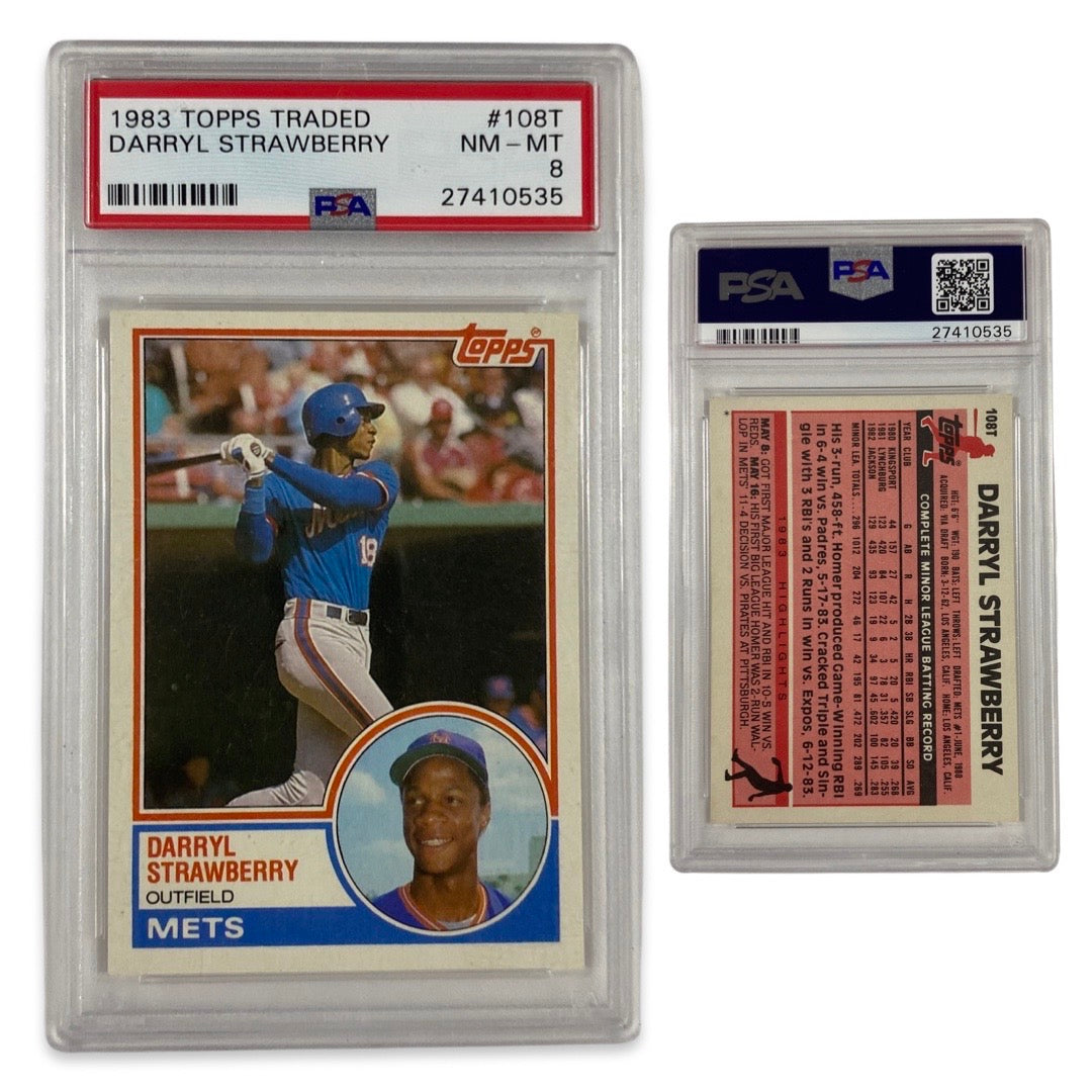 1983 Darryl Strawberry Topps Traded #NM-MT 8