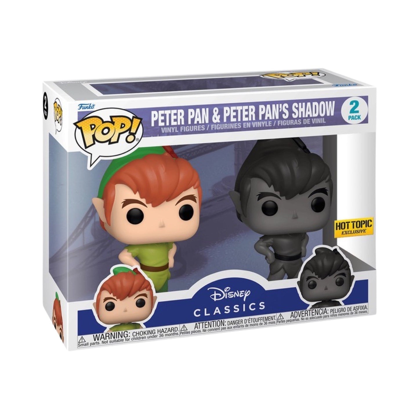 Peter Pan & Peter Pan’s Shadow Funko Pop 2 Pack